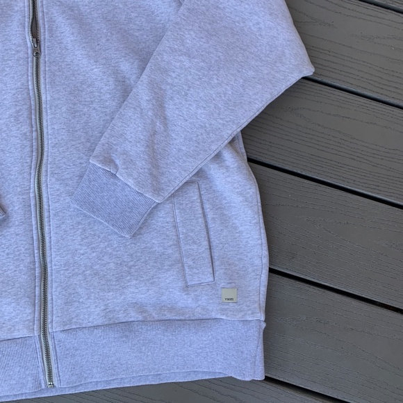 Vuori Restore Oversize Organic Cotton Blend Zip Hoodie - Picture 3 of 14